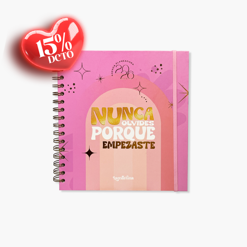 AGENDA PLANEADORA 2026 ROSA