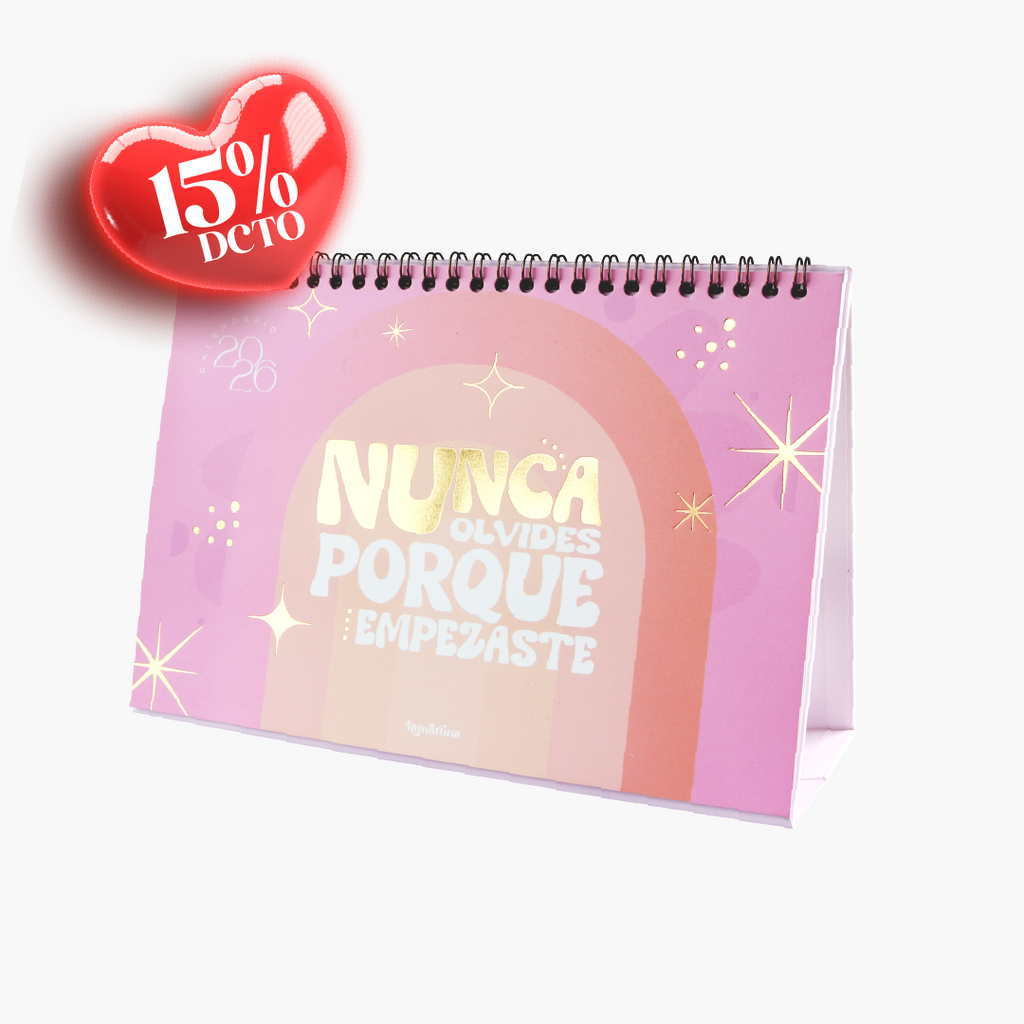 CALENDARIO ESCRITORIO 2026 ARCOIRIS