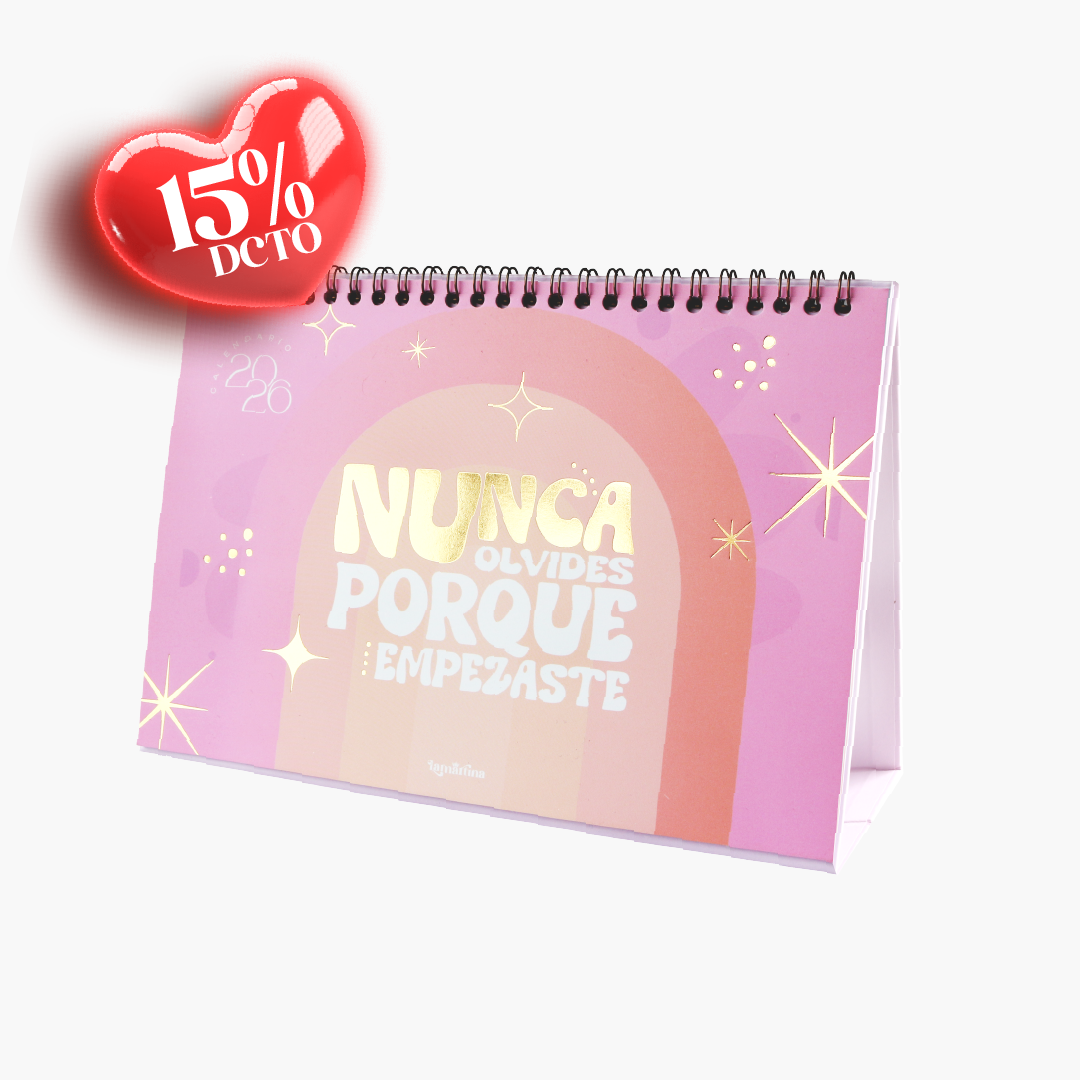 CALENDARIO ESCRITORIO 2026 ARCOIRIS