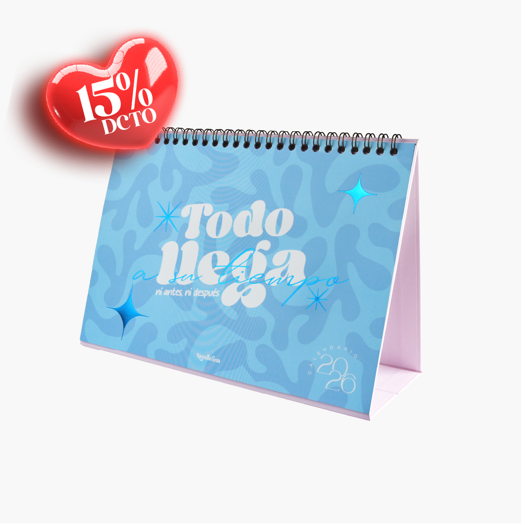 CALENDARIO ESCRITORIO 2026 AZUL
