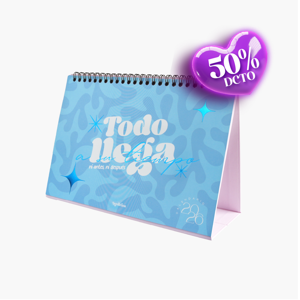 CALENDARIO ESCRITORIO 2026 AZUL