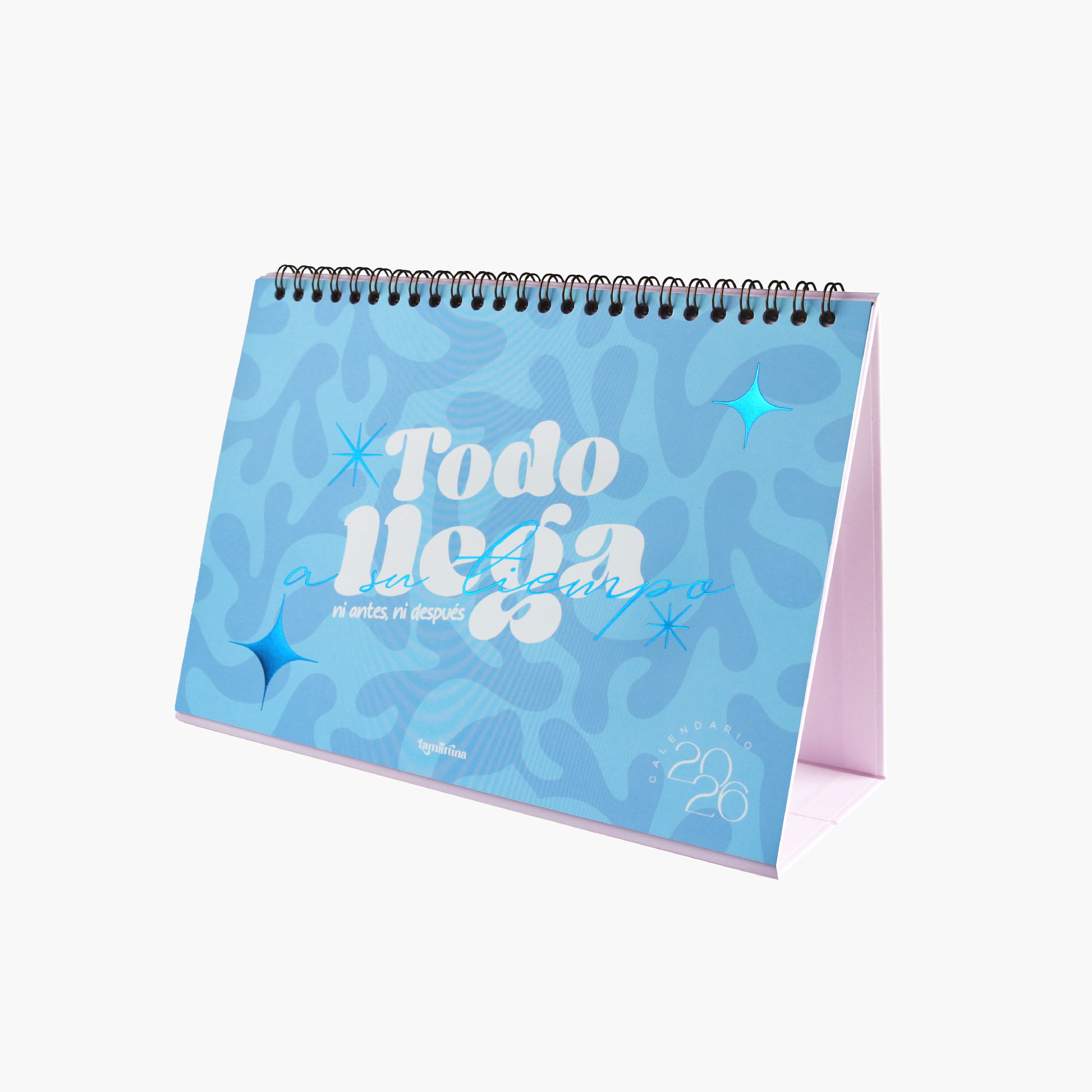 CALENDARIO ESCRITORIO 2026 AZUL