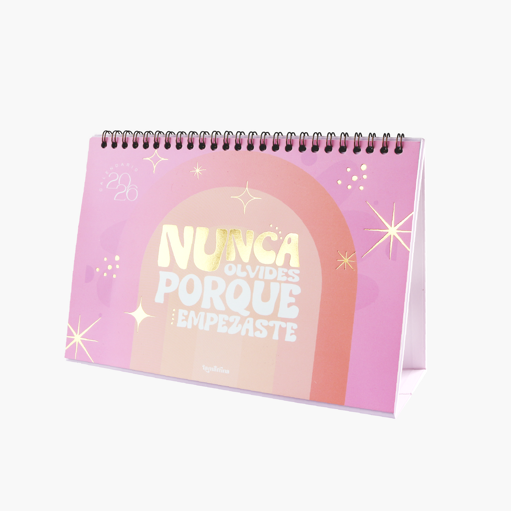 CALENDARIO ESCRITORIO 2026 ARCOIRIS