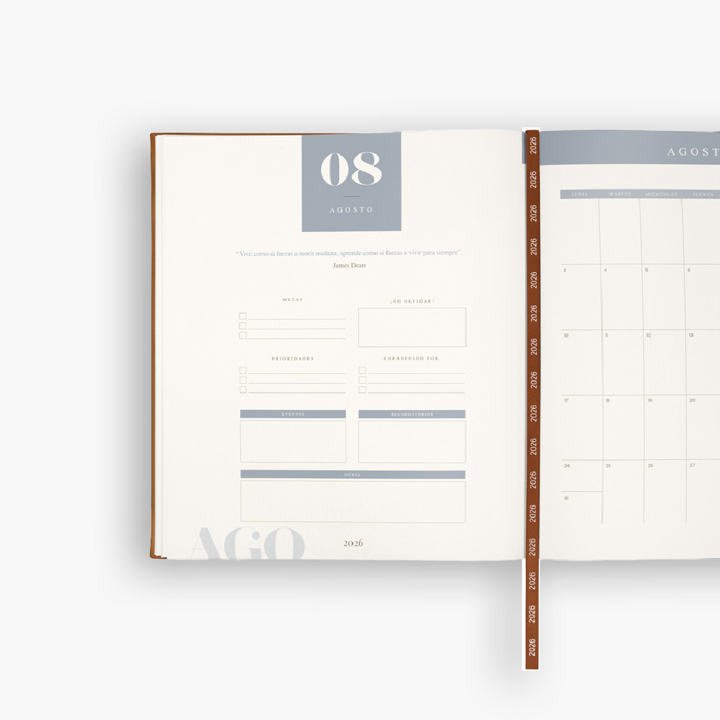 AGENDA EJECUTIVA CLASICA SEMANAL 2026