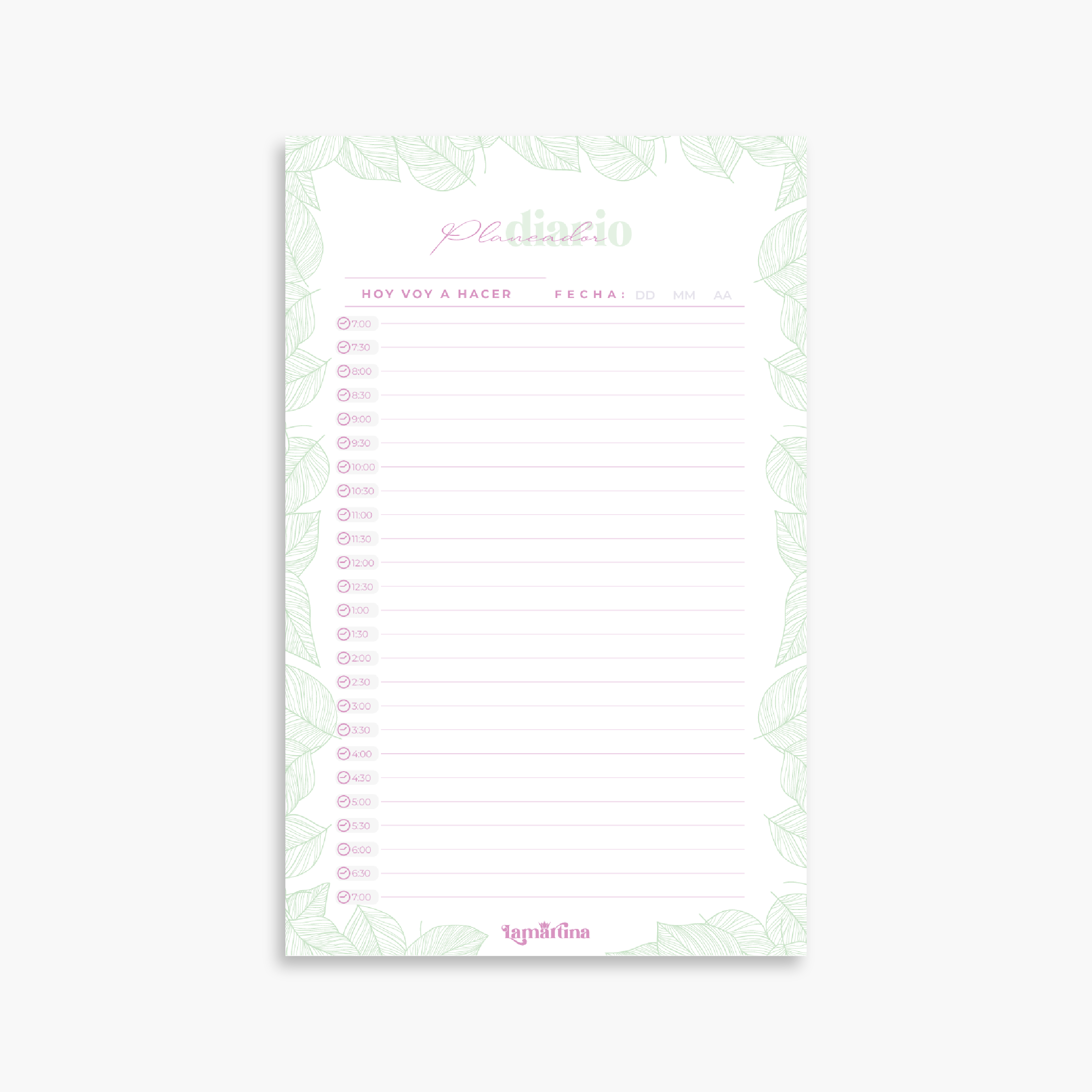 CHECKLIST DIARIO HOJAS