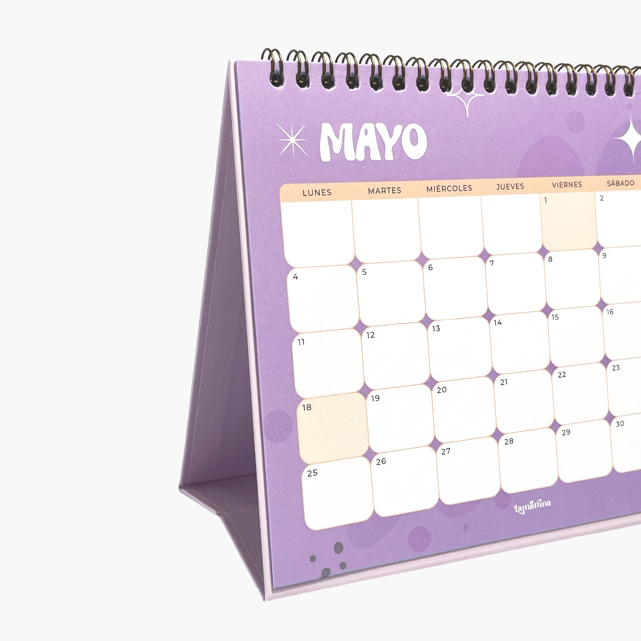 CALENDARIO ESCRITORIO 2026  VIOLETA